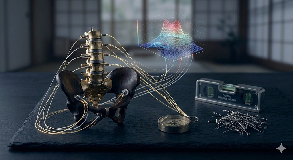 福岡市西区今宿の鍼灸院おるきで腰痛の原因を検査するイメージ