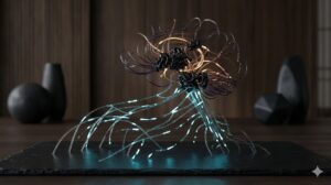 福岡市西区の鍼灸院おるきで行う、多系統萎縮症に対するYNSA（山元式新頭鍼療法）のイメージ