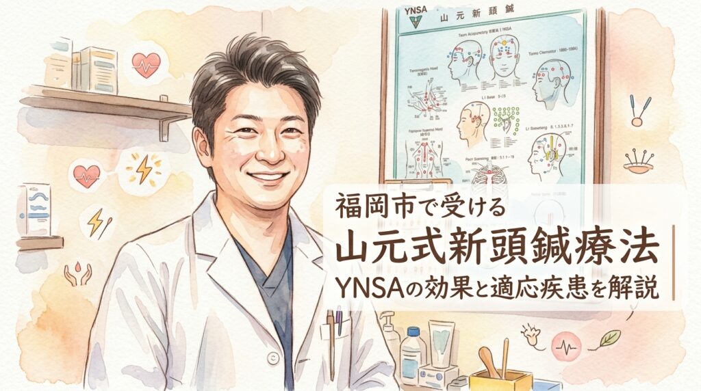 福岡市で受ける山元式新頭鍼療法｜YNSAの効果と適応疾患を解説 鍼灸院おるき