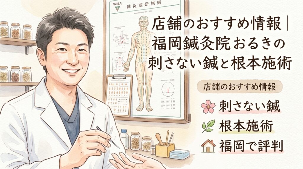 店舗のおすすめ情報 鍼灸院おるき