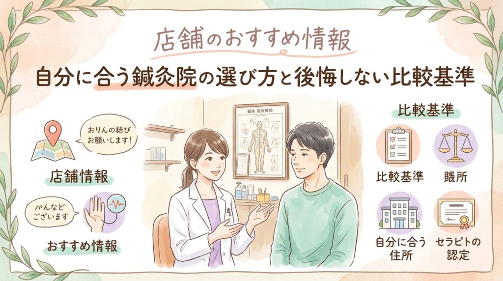 店舗のおすすめ情報 鍼灸院おるき